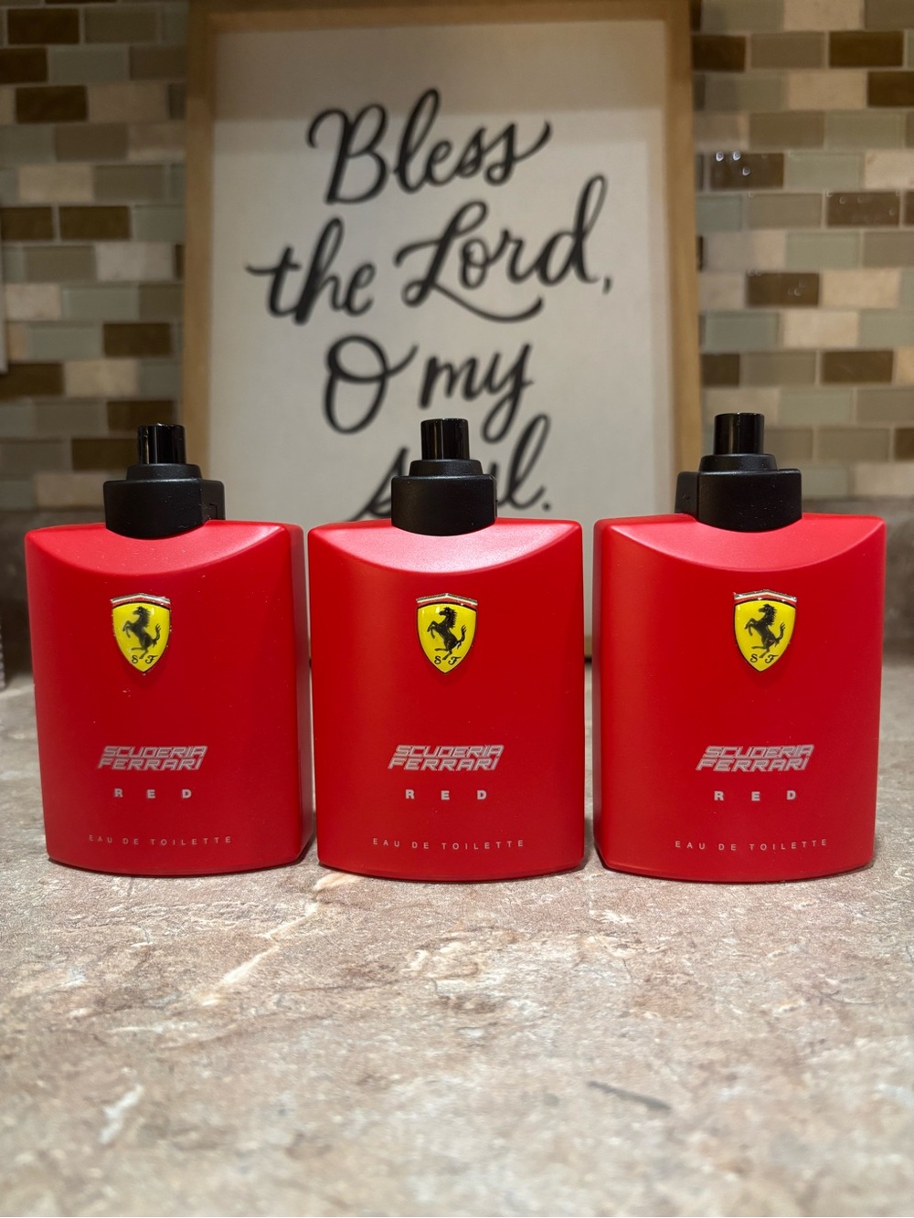 New Full Size Ferrari Red Eau de Toilette Cologne! For 1 only or a bundle deal!🌹
